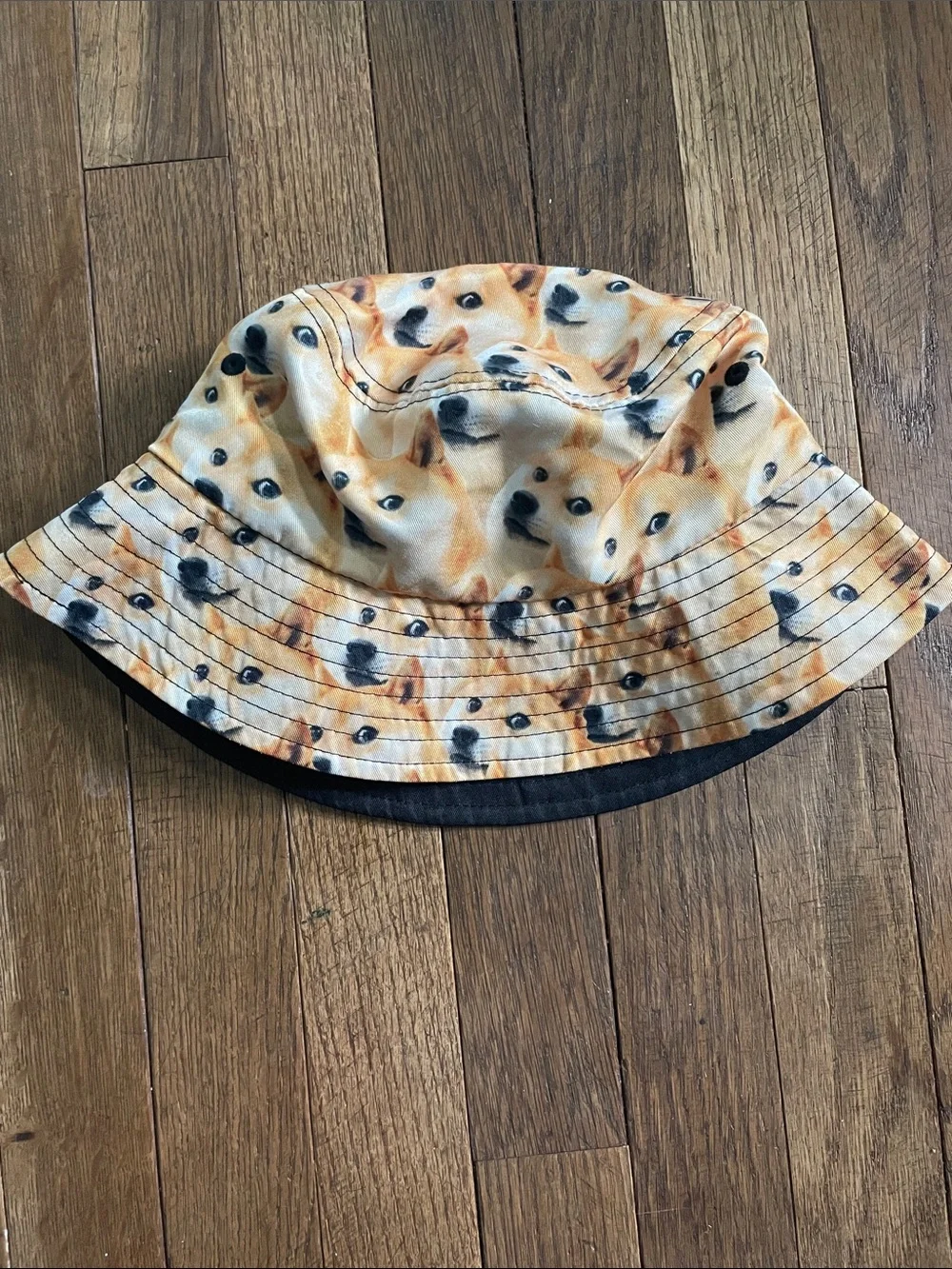 Kids Dog Print Bucket Hat